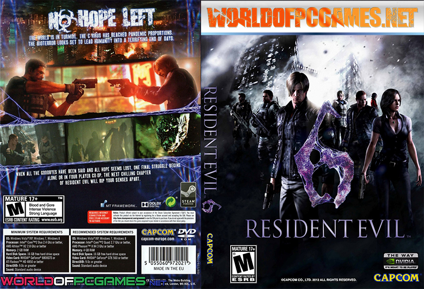 resident evil 6 pc game download ocean of games