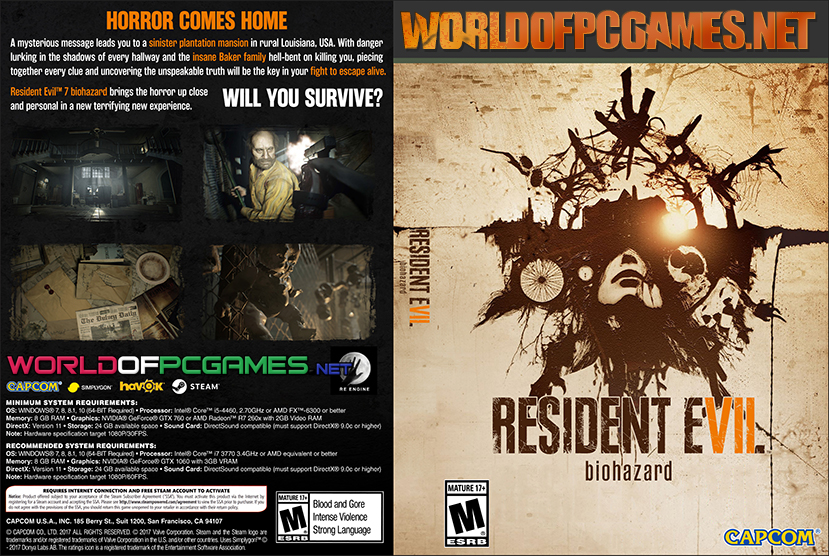 resident evil 7 pc dvd biohazard 6 game free download for android