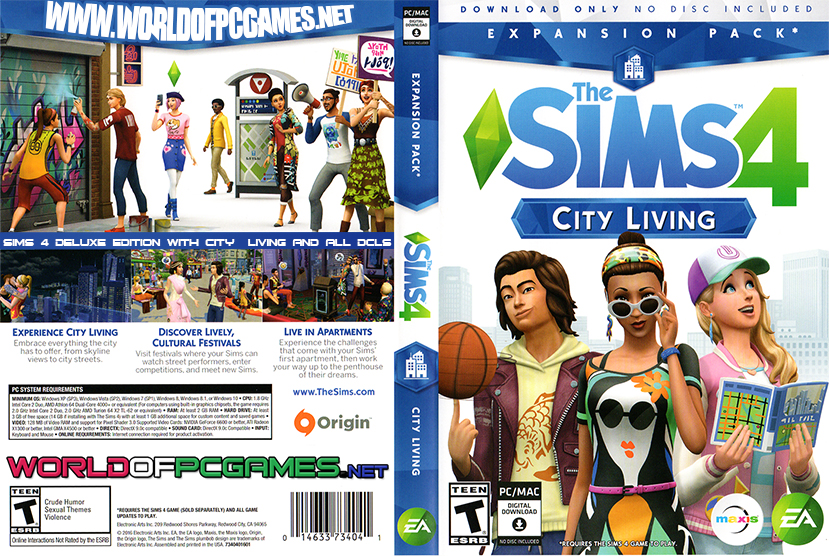 The Sims 4 Deluxe Edition City Living And All DLC Download Free Full ...